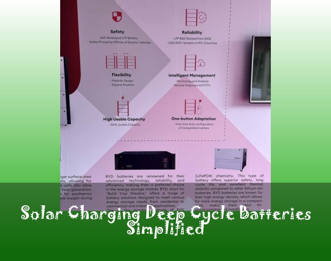 Solar Charging Deep Cycle Batteries Simplified